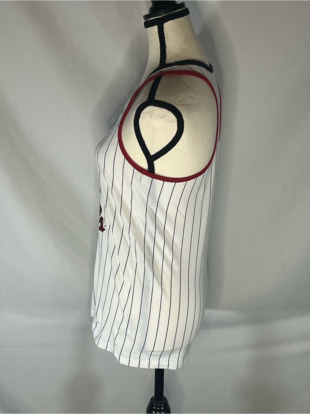 5th & Ocean New Era St Louis Cardinals Pinstripe Glitter Women’s Tank Top Small - Picture 4 of 8